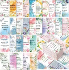 Maitys 240 Pcs Bible Verse Cards for Women with 3.5 x 2 inches, Pink, Blue 