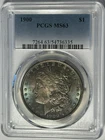1900 MORGAN DOLLAR PCGS  MS 63 / OBVERSE  TONER