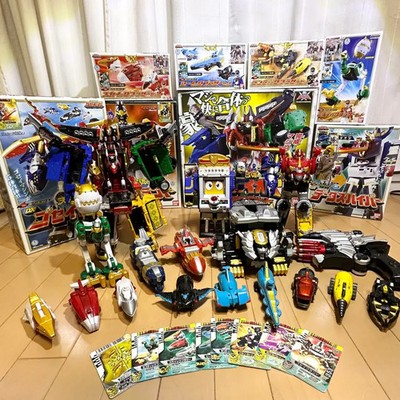 Bandai Toei Power Rangers Goseiger Gokaiger Megazord Bulk Toy Lot JP Import Set