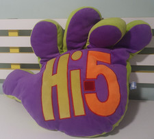 HI 5 HAND CUSHION WITH ZIP 2005 KIDS BAND AUSTRALIAN RARE
