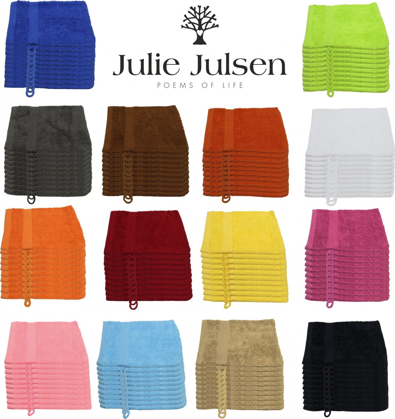 Набор посуды B-Ware 10 er Julie Julsen Waschlappen 15 см x 21 см 2990₽
