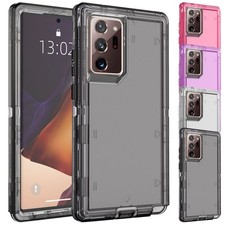 For Samsung Galaxy Note 20 Ultra 5G Case Heavy Duty Shockproof Clear Phone Cover