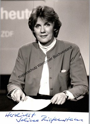 Original Autogramm Selina Riefenstahl (1939-2025) ZDF HEUTE /// Autograph signie