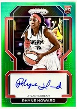 2022 Panini Prizm WNBA - Signatures Rhyne Howard #SG-RHW Green Prizm (AU, RC)