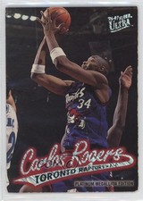 1996-97 Fleer Ultra Platinum Medallion Edition Carlos Rogers #P-249 09is