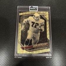 Dan Dierdorf  Gold Vinyl 1/5 Prizm Black FOTL 2025 