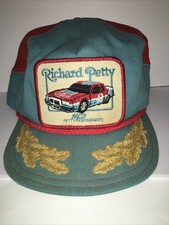 Vintage Richard Petty 43 Nascar Racing Blue Red Hat STP