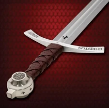 Faithkeeper The Accolade Sword of the Knights Templar - Handmade Medieval Sword