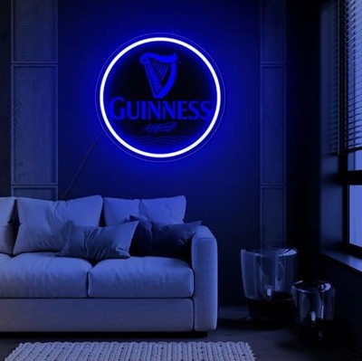 Guinness Neon Sign, Beer Bar Light, Home Bar Neon Sign 30cm | eBay