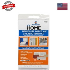 Fiberglass, Porcelain and Plastic Repair Kit - White/Almond
