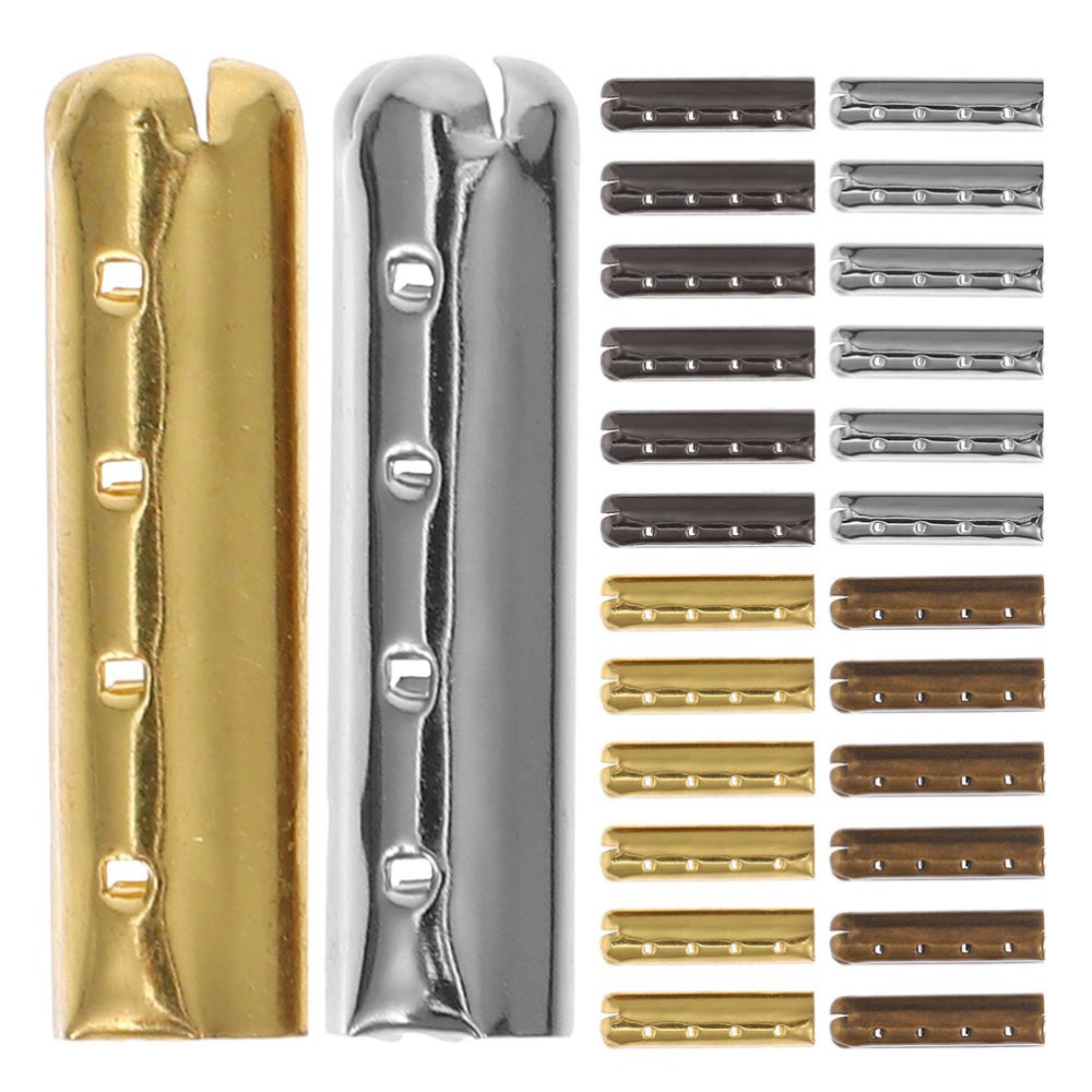 APL 80 Pezzi Testa per Lacci Punte per Lacci Riparazione Estremità di Ricambio per