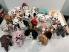 BEANIE BABIES LOT x23 DOGS  w/TAGS Large Mix Vintage mostly