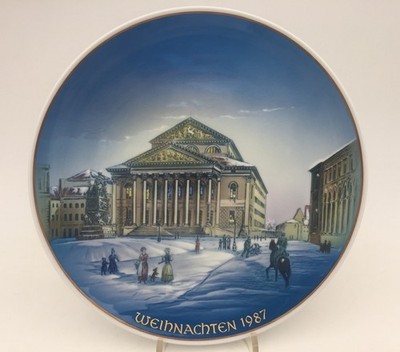 Rosenthal Weihnachtsteller 1987 - Drexler - München