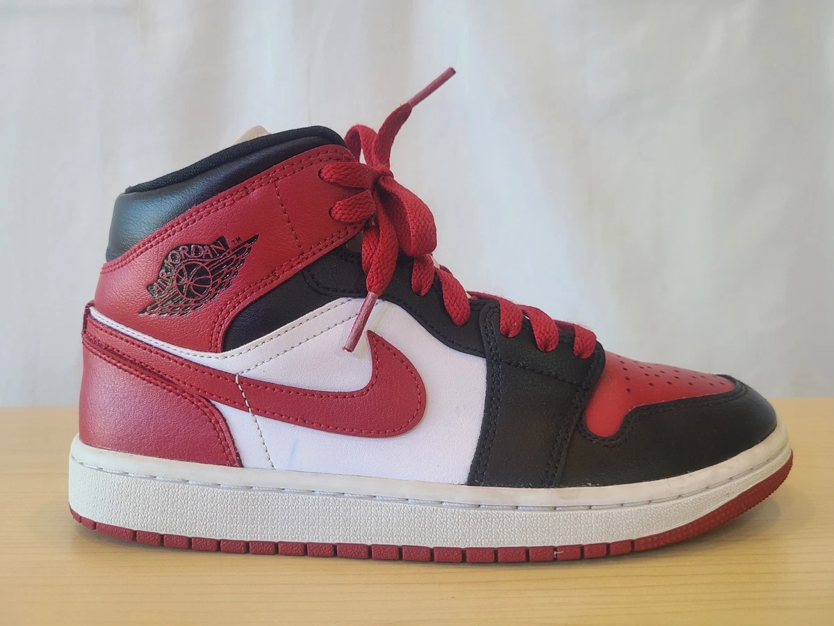 Jordan 1 Mid Alternate Bred Toe W for sale | eBay