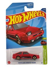 DieCast Hot Wheels Toyota AE86 Sprinter Trueno, HW Hatchbacks 1/5 Red 17/250