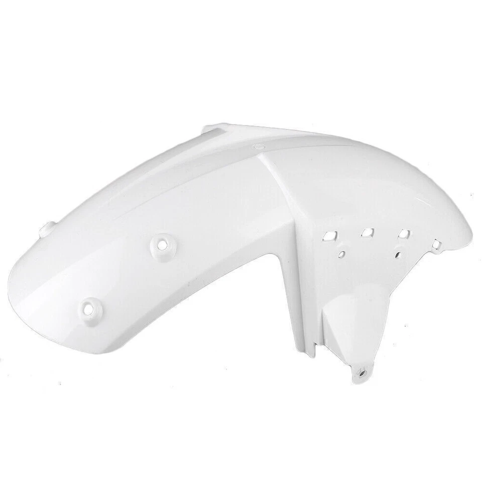 Carenado de guardabarros delantero sin pintar para Kawasaki Ninja ZX6R 2005 y ZX10R 04-07 blanco Foto 3 de 4