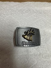 Vintage Remington Country Bugling Elk Belt Buckle Remington Arms