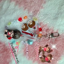 Handmade Monchichi Keychain Official