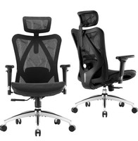SIHOO M57 Ergonomic Office Desk Chair, with Adjustable Armrests & Lumbar Support
