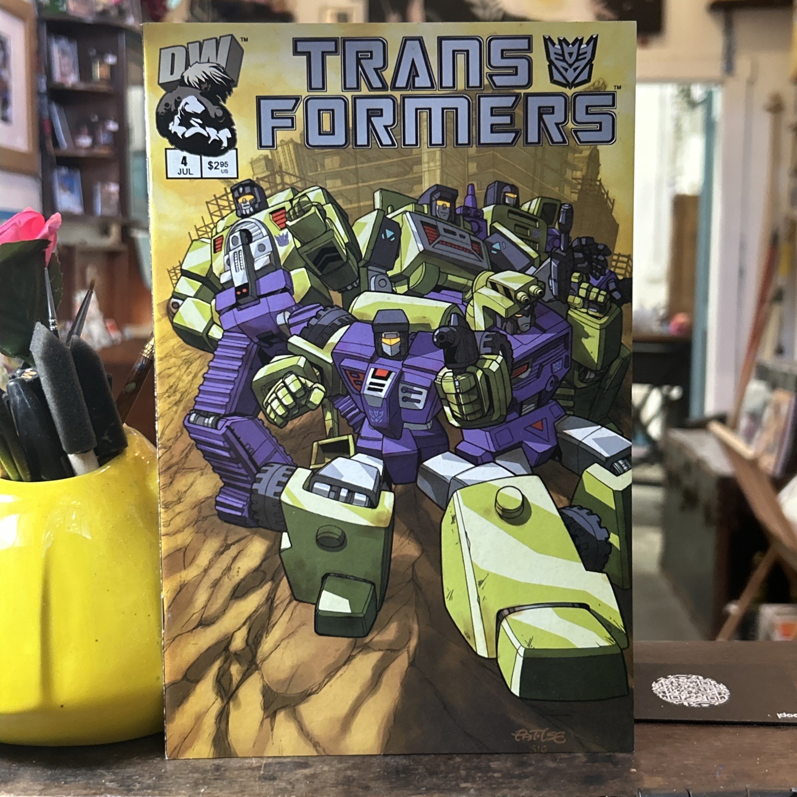 DW Dreamwave Transformers #4 Unread Condition Decepticon Cover