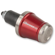 Driven Racing Stainless Steel/Red Bar Ends - DBEW-SS-RD