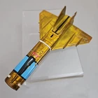 Vintage 1970 Hot Wheels Redline Mattel Hot Birds Star Grazer Gold Die Cast Plane