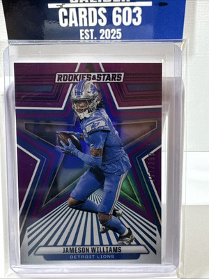 2024 Panini Rookies & Stars Purple Jameson Williams No. 33  257/299