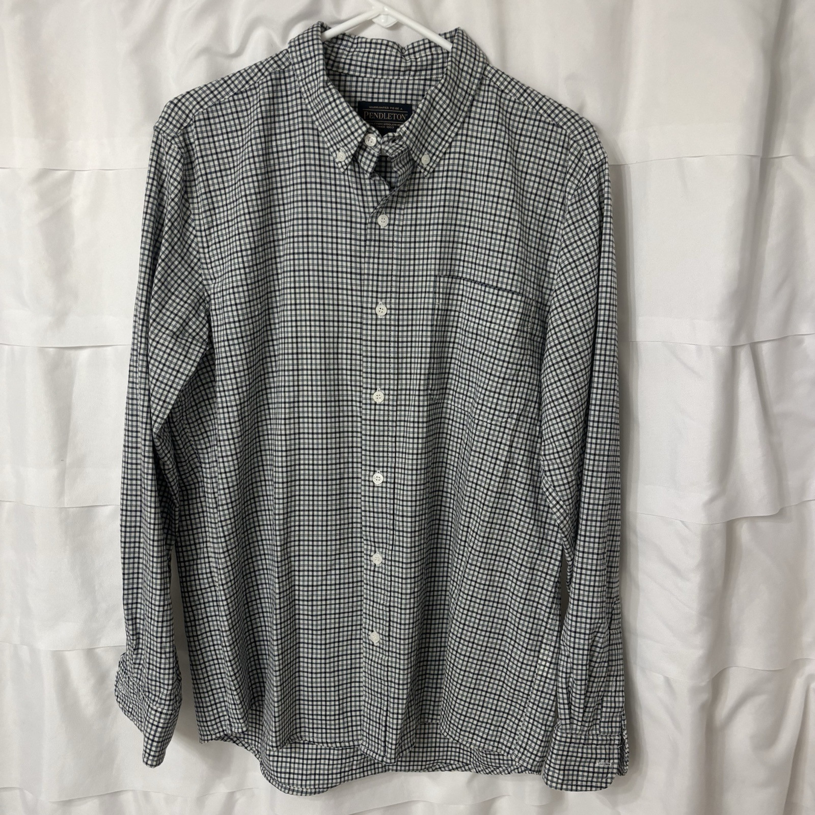 Pendleton Men's Check Long Sleeve Button Down Shi… - image 2