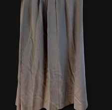 Vintage JH Collectibles 100% Wool Long Skirt Taupe Brown Made in USA (Flaws)