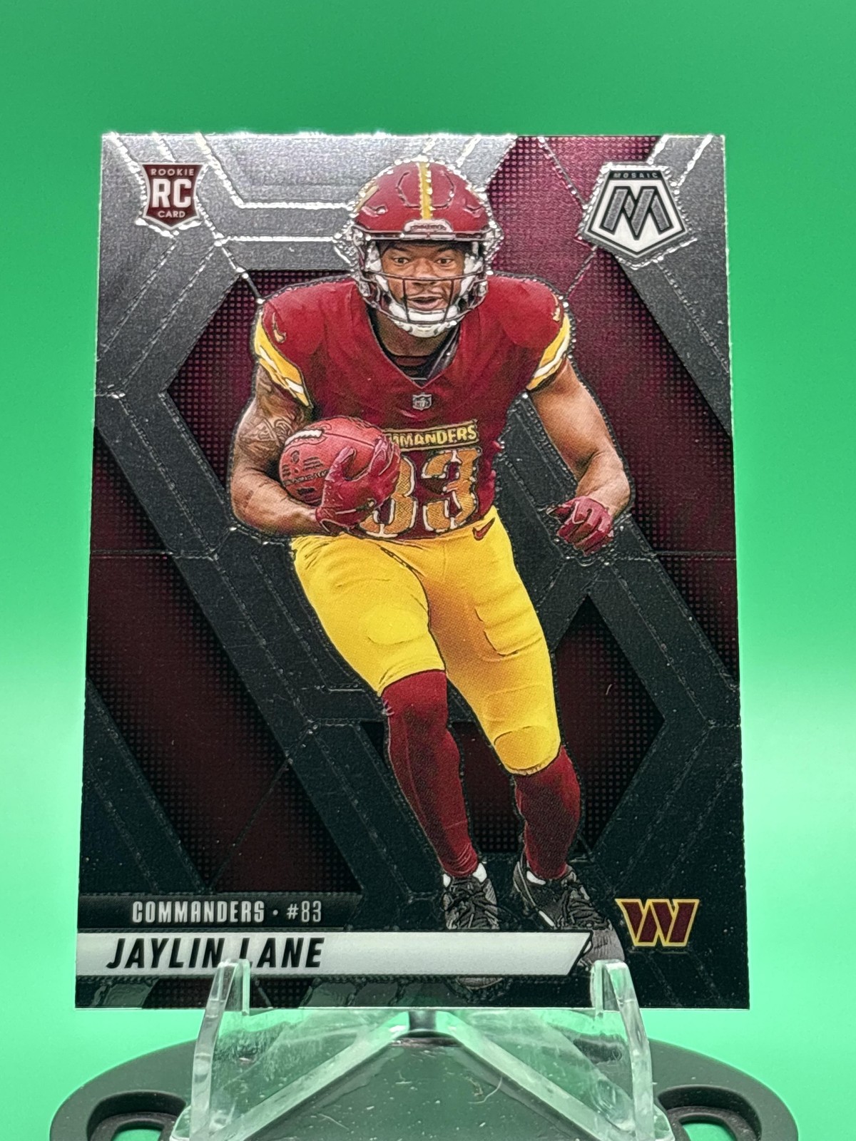 2025 Panini National Treasures #152 Jaylin Lane Jersey Number Red #/83