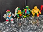Lot of (7) Vintage Teenage Mutant Ninja Turtles Action Figures - "Free Ship"