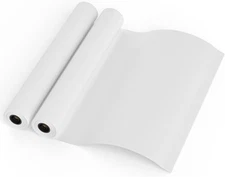 Wide Format Paper, 24 in x 150 ft Plotter Paper, 2 Rolls CAD Bond Rolls with ...