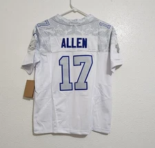 YOUTH Buffalo Bills Josh Allen #17 Stitched Rivalry Jersey Size Small (8) NWT 