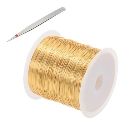 28 Guage/ 0.3 mm 164 Feet Jewelry Crafts Wire, Copper Beading Wire, Rose Gold