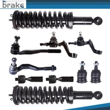 For 95-2004 Toyota Tacoma Front Complete Strut Tie Rod Ball Joint Kit Set 10pcs