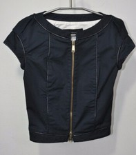 DSQUARED2 NAVY BLUE WOMEN'S BLAZER JACKET size 40