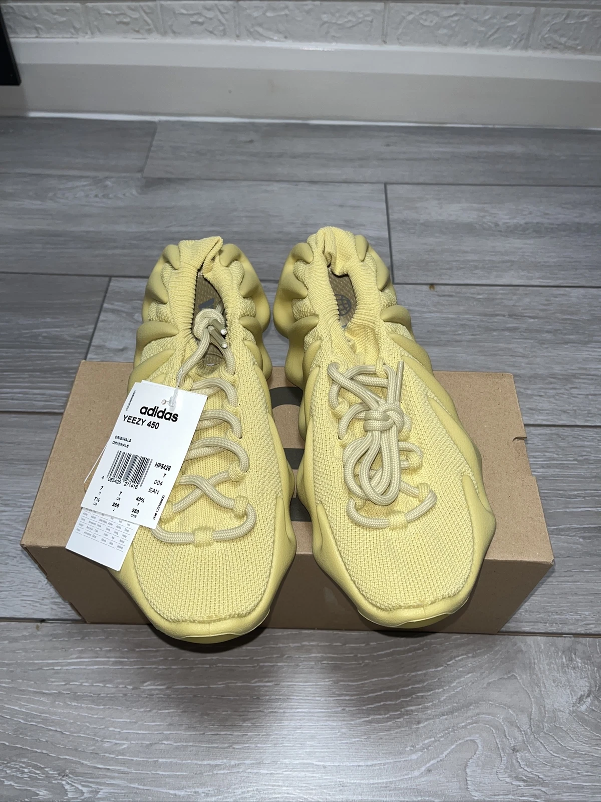 Adidas Yeezy 450 zolfo UK taglia 7