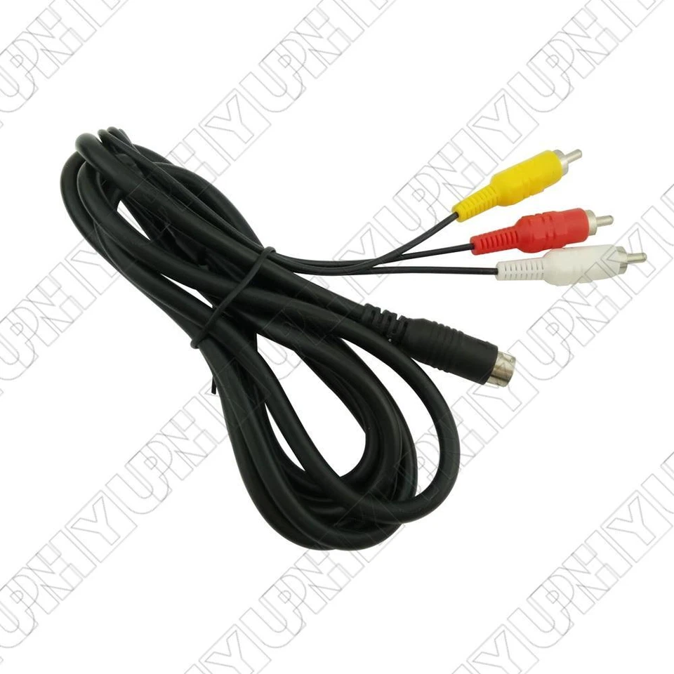 1.8M 9Pin Audio Video AV Cable For SEGA Genesis 2 For Mega Drive 2 TV Connecting - Image 3 of 4