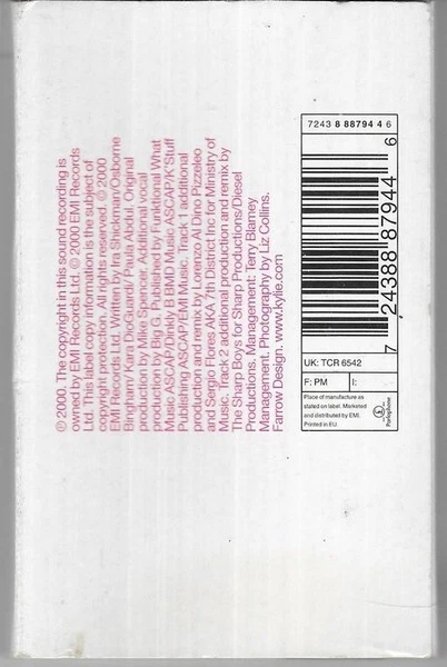 Kylie Minogue – Spinning Around Original Cassette, Europe Version - Image 2 of 4