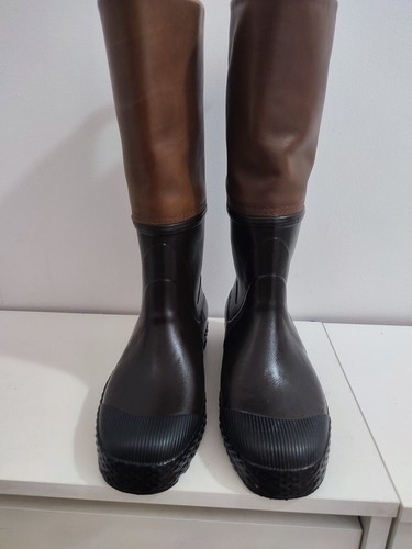 LUDWIG REITER Gummireitstiefel * Gr. 37 * Leder / Gummi * idealen Zustand - Picture 2 of 13
