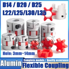 Flexible Plum Coupling Shaft Coupler Hole 3~14 Mm CNC Stepper Motor 3D Printer