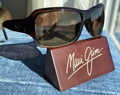 Maui Jim Palms MJ 111 01 Translucent Tortoise Brown - HCL Bronze Polarized Lens