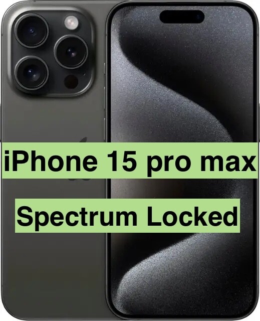 Apple iPhone 15 Pro Max - 512 GB - Black (Spectrum