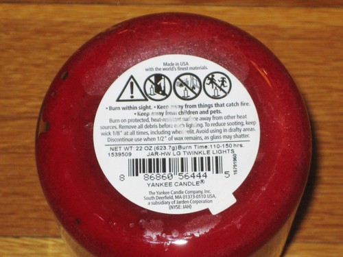 Yankee Candle - TWINKLE LIGHTS - 22 oz - LIMITED EDITION CYBER MONDAY EXCLUSIVE! - Picture 4 of 4