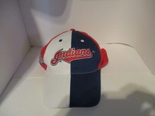 Cleveland Indians Red White Blue SGA Tricolor Promo Hat Baseball Cap Wahoo