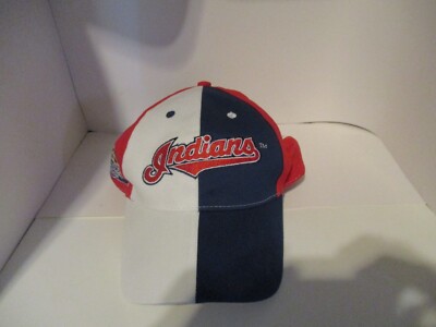 Cleveland Indians Red White Blue SGA Tricolor Promo Hat Baseball Cap Wahoo