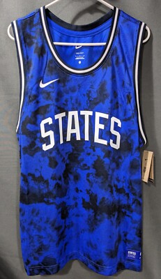 NIKE USA NATIONAL SOCCER TEAM L BASKETBALL JERSEY STATES NWT DN1134-452 USMNT