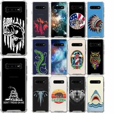 For [Samsung Galaxy S10+] Slim Fit Tough Clear Shock Bumper Flex TPU Case SET9