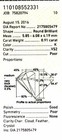 GIA Certified round diamond .91ct VS2 K 5.85-6.08x4.19mm vintage estate antique — photo 8