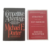 Lot Strategic Planning Books by Michael Porter and David Maister